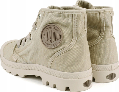 Çizme gocash Palladium Pampa Hi, kanavacë, taban me dhëmbëza, bezhë