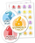 Stickerë motivues LearnHow Grades, 48 copë, ngjyra të përziera