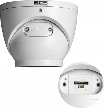 Kamerë IP BCS Line BCS L EIP16FCR3L3 Ai1, 6MP, lentë 2.8mm, e bardhë