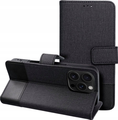 Këllëf libri Gomma për Xiaomi Redmi 13C Poco C65, mbrojtës, i zi