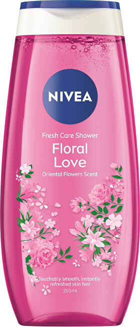 Xhel dushi për femra Nivea Blooming Garden, 250 ml