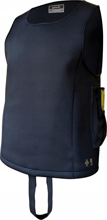 Jelet ngrohës për sërf Waterproof GMV1, me bateri, rezistent ndaj ujit, i zi