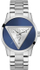 Orë për meshkuj Guess Badge GW0782G3, e argjendtë