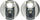 Dy dryna diskut Master Lock Excell 70mm, çelik inox, set me 2 copa, ngjyrë argjendtë