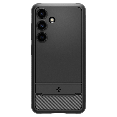 Kapak telefoni Spigen Rugged Armor për Samsung Galaxy S24, TPU, i zi mat