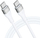 Kabllo USB Wozinsky WSTCC2, USB-C në USB-C, 2 m, 65W, e bardhë