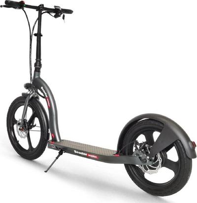 Trotinet elektrik Beaster Scooter VOYAGER, 350W, bateri 36V 10Ah, gri e errët
