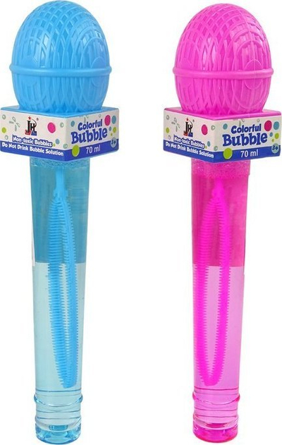 Lodër flluska sapuni Leantoys Microphone, 70 ml, shumëngjyrëshe