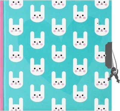 Ditari me çelës STARPAK Lockable Diary Rabbit, format A5, me lepurush shumëngjyrësh