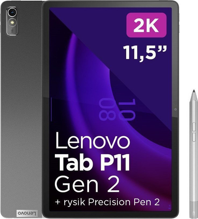 Tablet Lenovo Tab P11 Gen 2, 11.5", 4G LTE, 128GB, gri