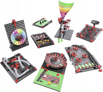 Set ndërtimi Fischertechnik Build Your Own Game, 304 copa, 8 modele, shumëngjyrësh