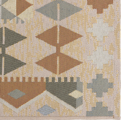 Kilim Atmosphera me motive Aztek, 160 x 230 cm, polipropilen, shumëngjyrësh