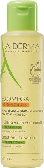 Vaj zbutës A-Derma Exomega Control, 500 ml