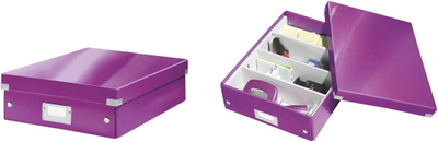 Kuti organizuese Leitz Click & Store 60580062, madhësi mesatare, me ndarës, lejla