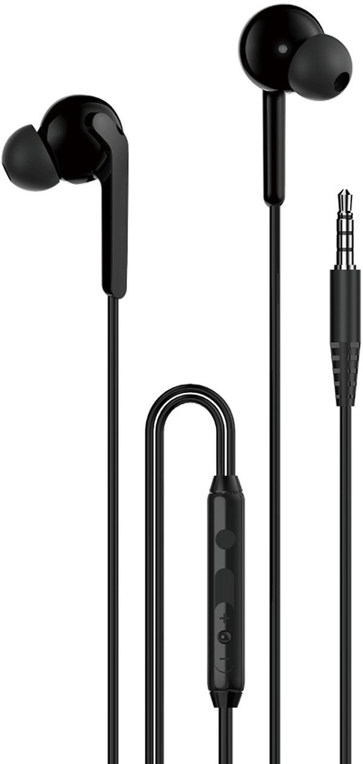 Слушалки во уво Dudao X3+, со кабел, мини џек 3.5 mm, црни