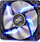 Вентилатор за куќиште Deepcool WIND BLADE 120, 120mm, сино ЛЕД, црн