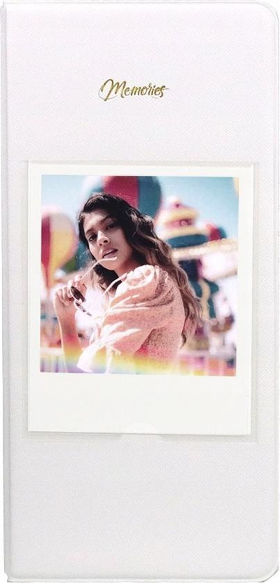 Album foto LoveInstant, 64 foto Polaroid Instax, i bardhë