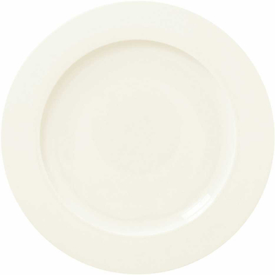 Pjatë e sheshtë Verlo FORTE, porcelan, 29 cm, fildish