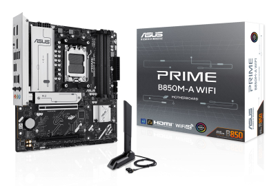 Pllakë amë ASUS PRIME B850M-A WIFI, Socket AM5, Micro ATX, e zezë