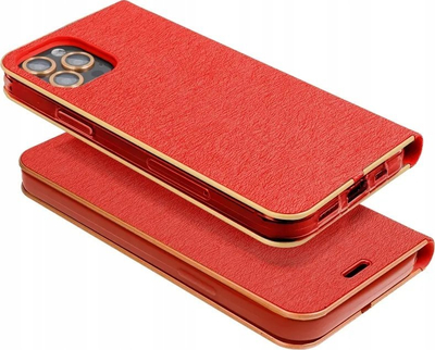 Këndëse librash Vennus për Samsung Galaxy A35 5G, lëkurë eco, me magnet, blu