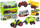 Set lodrash Traktorë me rimorkio Leantoys Tractors With Trailers 6in1, plastike, shumëngjyrëshe