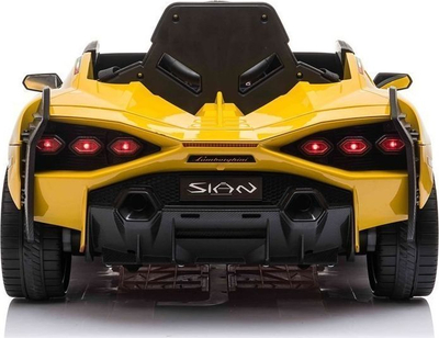 Електрична кола за деца Inna Lamborghini Sian, 110x58x32cm, 16kg, жолта