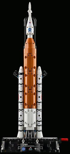 Set lodër LEGO NASA Artemis Space Rocket 42221, raketë ndërtuese, shumëngjyrësh