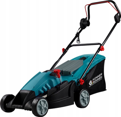 Kositëse elektrike Könner &amp; Söhnen KS 38LM-BL, motor elektrik, me kosh mbledhës, jeshile
