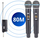 Sistem mikrofoni pa tela DNA BAT Dual Vocal Set, UHF 518–542 MHz, 2 mikrofona dore, i zi