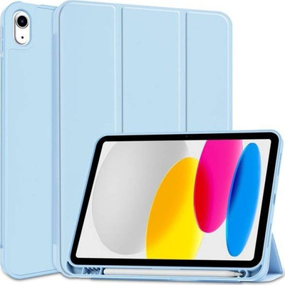 Mbulesë tablet Tech-Protect SC Pen, për iPad 10.9\" 2022, me vend për Apple Pencil, blu e hapur