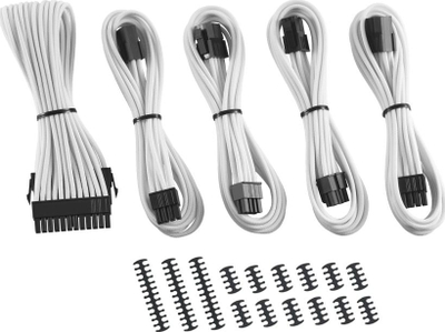 Set kabllosh zgjeruese CableMod Classic ModMesh, për ATX EPS PCIe, e bardhë