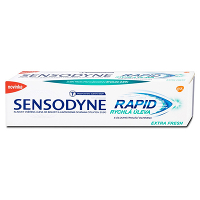 Pastë për dhëmbë Sensodyne Rapid Extra Fresh, 75 ml