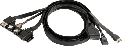 Kit përditësimi USB SilverStone SST-G11313530-RT, USB Type C, USB 3.1 Gen 2, i zi