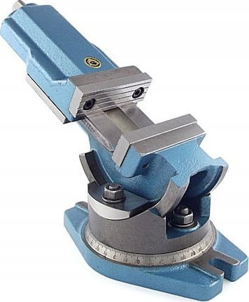 Mengene Bison Bial Vice 6530-160 Swivel, 160mm, rrotulluese 360°, gri