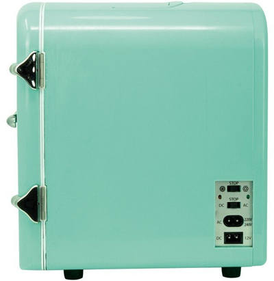 Frigorifer turistik Jocca 9026T Retro, 4L, mini, jeshil pastel