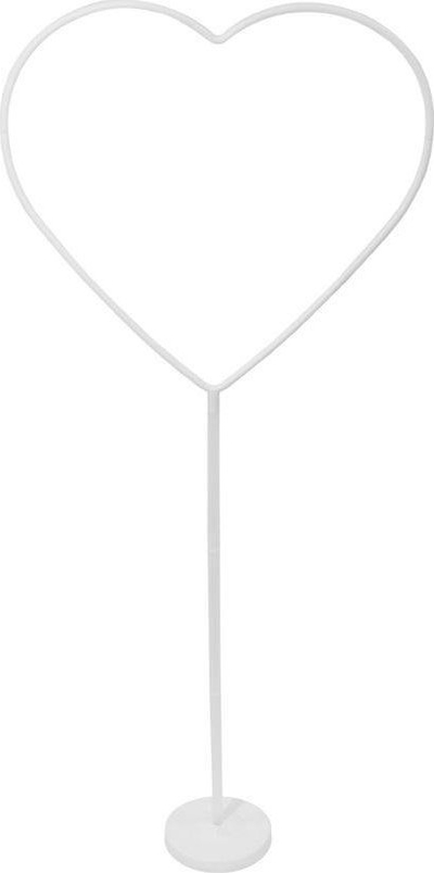 Mbajtëse tullumbacesh Godan Heart, 84 cm, në formë zemre, e bardhë