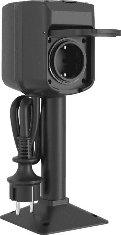 Prizë e zgjuar dyshe Woox R6079, Wi‑Fi, IP44, e zezë