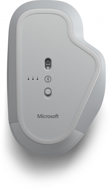Мишка Microsoft Surface Precision, ергономска, USB Bluetooth, сива