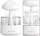 Lagështues ajri Mushroom, difuzer aromash, 150ml, LED, i bardhë