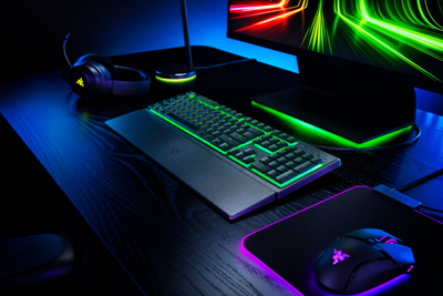Razer Ornata V3 X тастатура, хибридна механичка, САД, црна