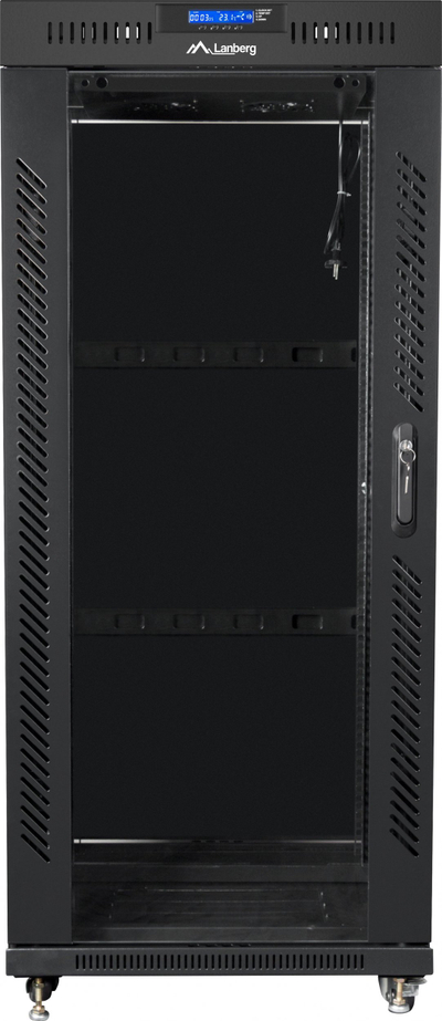Rrafi i rrjetit Lanberg FF01-8227-12BL 19", 27U, 800x1200 mm, i zi