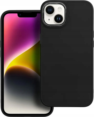 Futë telefoni për Motorola G53 G13, TPU, kornizë e forcuar, e zezë