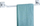 Mbajtëse peshqiri Wenko Single Bar 52 cm, çelik inox, argjendtë