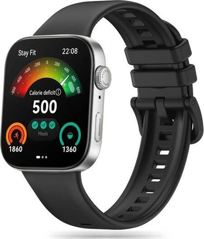 Rrip për orë inteligjente Tech-Protect IconBand, për Huawei Watch Fit 3, silikon, i zi