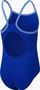 Kostum noti për goca Speedo Girls Plastisol Muscleback, me rripa të hollë, që s’e ha klori, blu