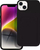 Силиконска маска Forcell Card Case за iPhone 14 Plus, со џеб за картичка, мат, црна