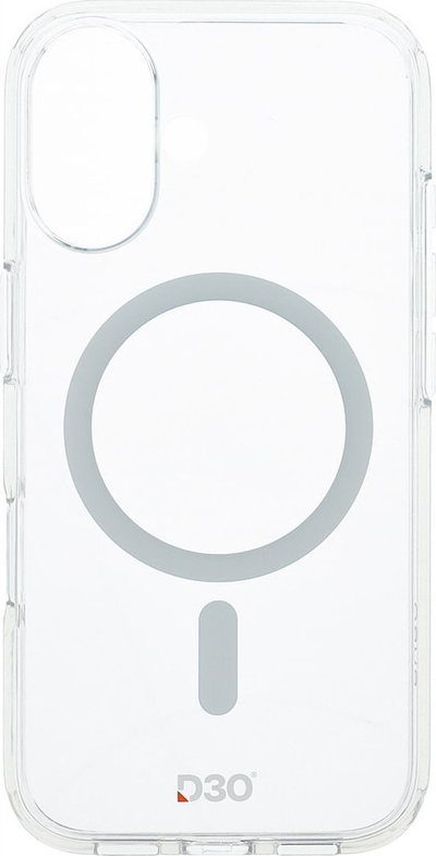 Këllëf telefoni Puro Impact Clear D3O MagSafe për iPhone 16, silikon, transparent