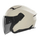 Helmetë moto Nox N130 Jet, e hapur, peshë e lehtë, gri