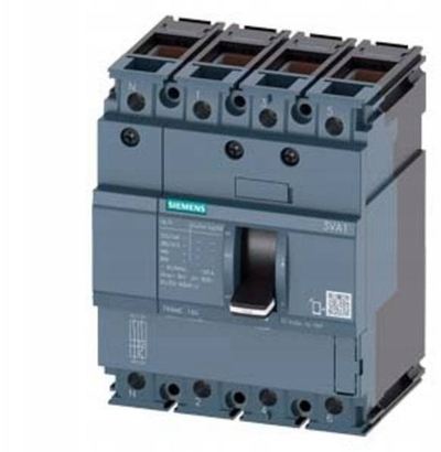 Ndërprerës automatik Siemens SENTRON 3VA1, 4 polë 63A, 36kA, gri i errët