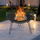 Vatrozjarri metalik pa markë, 60 cm, për kopsht dhe tarracë, i zi